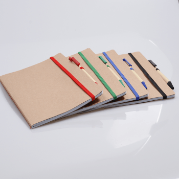 Caderno Personalizado Kraft ASICAD005 Brinde Personalizado