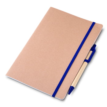 Caderno Personalizado Kraft ASICAD005 Brinde Personalizado