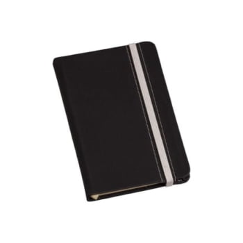 Moleskine Personalizado Couro Sintético Branco Com Pauta LULG3700 Brinde Personalizado Moleskine Personalizado Couro Sintético Branco Com Pauta LULG3700 Brinde Personalizado