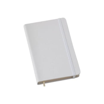 Moleskine Personalizado Couro Sintético Branco Sem Pauta LULG3675 Brindes Personalizados Moleskine Personalizado Couro Sintético Branco Sem Pauta LULG3675 Brindes Personalizados