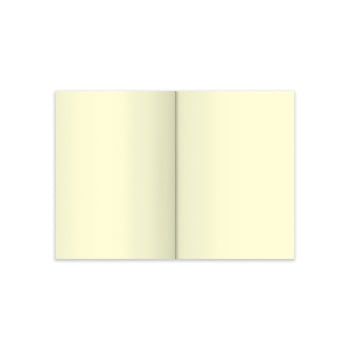 Moleskine Personalizado Couro Sintético Branco Sem Pauta LULG3675 Brindes Personalizados