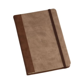 Moleskine Personalizado Couro Sintético Marrom Escuro Com Pauta LULG3737 Brinde Personalizado Moleskine Personalizado Couro Sintético Marrom Escuro Com Pauta LULG3737 Brinde Personalizado