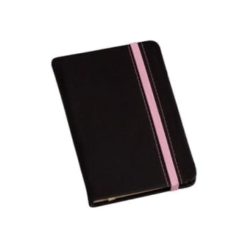Moleskine Personalizado Couro Sintético Rosa Com Pauta LULG3703 Brindes Personalizados Moleskine Personalizado Couro Sintético Rosa Com Pauta LULG3703 Brindes Personalizados