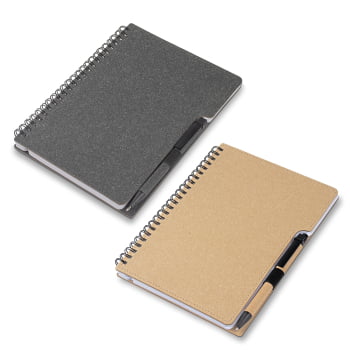 Caderno Personalizado Papelão Sustentável ASICAD012 Brindes Personalizados