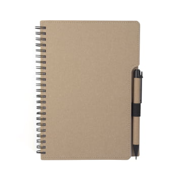 Caderno Personalizado Papelão Sustentável ASICAD012 Brindes Personalizados