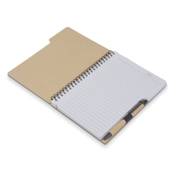 Caderno Personalizado Papelão Sustentável ASICAD012 Brindes Personalizados