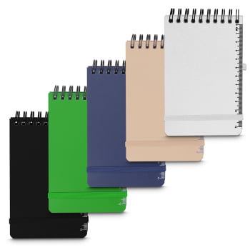 Caderno Personalizado Polipropileno ASIBL035 Brinde Personalizado
