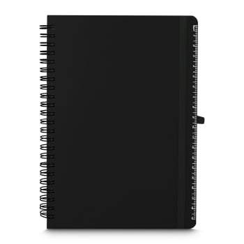 Caderno Personalizado Poliuretano ASICAD004E Brinde Personalizado