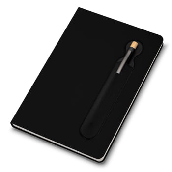 Caderno Personalizado Poliuretano ASICAD130 Brindes Personalizados