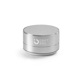 Caixa de Som Personalizada Alumínio SP57252 Sustentável Bluetooth Brinde Personalizado