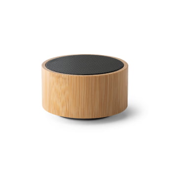 Caixa de Som Personalizada Bambu SP97125 Sustentável Bluetooth Brindes Personalizados