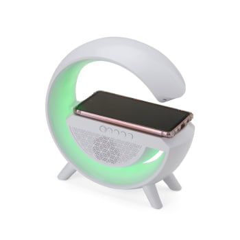 Caixa de Som Personalizada Bluetooth Carregador Por Indução X06093 Brinde Personalizado