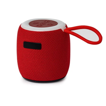 Caixa de Som Personalizada Emborrachado Bluetooth X08003 Brinde Personalizado