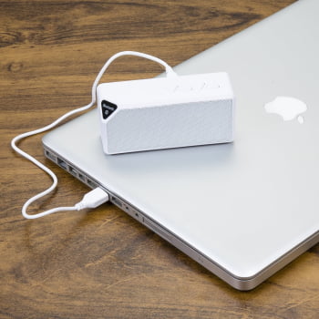 Caixa de Som Personalizada Emborrachado Bluetooth X12901 Brinde Personalizado