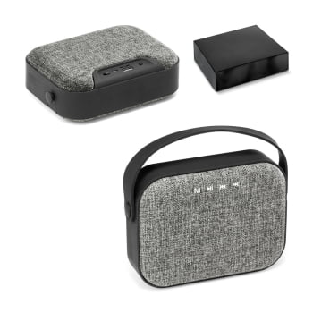 Caixa de Som Personalizada Emborrachado SP57208 Bluetooth Brindes Personalizados