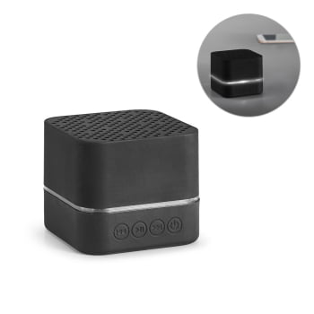 Caixa de Som Personalizada Emborrachado SP57255 LED Bluetooth Brinde Personalizado