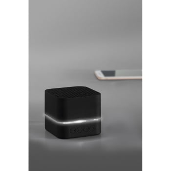 Caixa de Som Personalizada Emborrachado SP57255 LED Bluetooth Brinde Personalizado