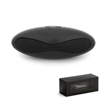 Caixa de Som Personalizada Emborrachado SP57340 Bluetooth Brindes Personalizados
