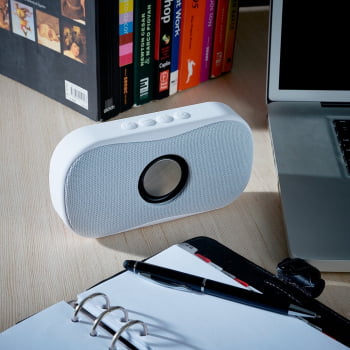 Caixa de Som Personalizada Multimídia Bluetooth X18544 Brinde Personalizado