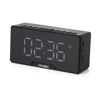 Caixa de Som Personalizada Multimídia Com Relógio X04065 Brindes Personalizados