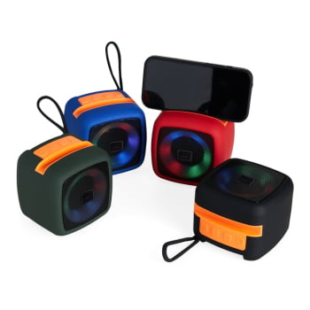 Caixa de Som Personalizada Multimídia Led RGB X06030 Brindes Personalizados