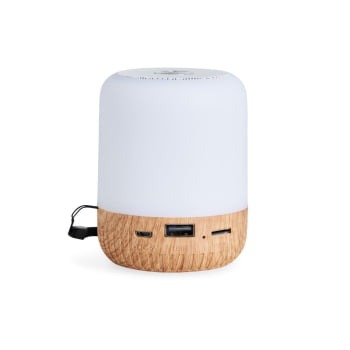 Caixa de Som Personalizada Multimídia Luminária X06031 Brinde Personalizado