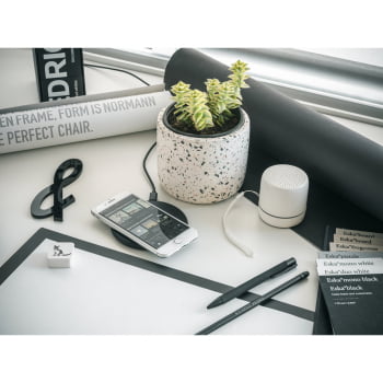 Caixa de Som Personalizada  SP97097 Sustentável LED Brinde Personalizado