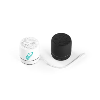 Caixa de Som Personalizada  SP97097 Sustentável LED Brinde Personalizado