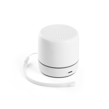 Caixa de Som Personalizada  SP97097 Sustentável LED Brinde Personalizado
