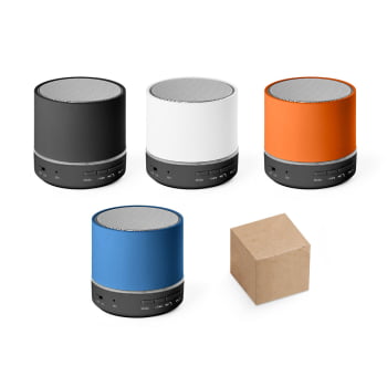 Caixa de Som Personalizada  SP97176 Sustentável Bluetooth Brindes Personalizados