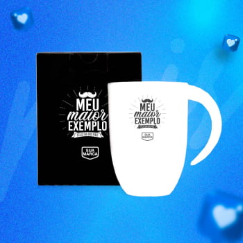 Brinde dia dos Pais Caneca Personalizada Cerâmica 350 ML SMCO-41350-PAI