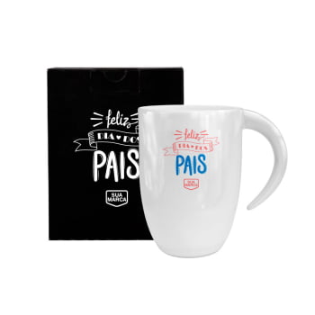 Brinde dia dos Pais Caneca Personalizada Cerâmica 350 ML SMCO-41350-PAI