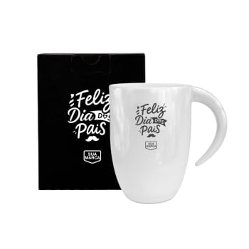 Brinde dia dos Pais Caneca Personalizada Cerâmica 350 ML SMCO-41350-PAI