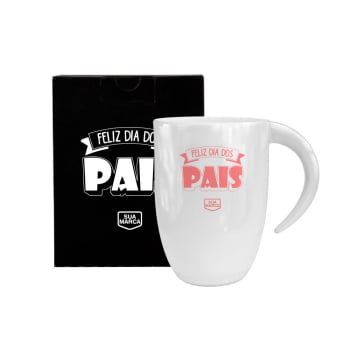 Brinde dia dos Pais Caneca Personalizada Cerâmica 350 ML SMCO-41350-PAI