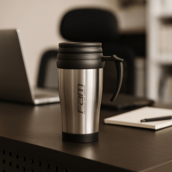 Brinde Presente Dia dos Professores Personalizado Caneca Personalizada Inox 400 ML X03889-PROF