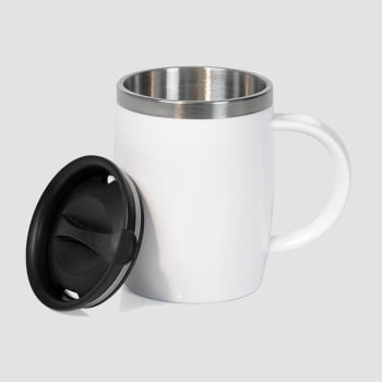Caneca Personalizada Aço Inox 400 ML SMIC-00500 Brindes Personalizados