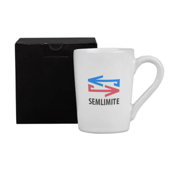 Caneca Personalizada Cerâmica 230 ML SMCO-41230 Brinde Personalizado