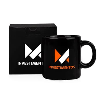 Caneca Personalizada Cerâmica 270 ML SMCO-41271 Brinde Personalizado