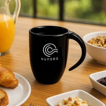 Caneca Personalizada Cerâmica 350 ML SMCO-41351 Brinde Personalizado