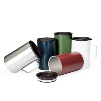 Caneca Personalizada Inox 350 ML X18870 Brindes Personalizados