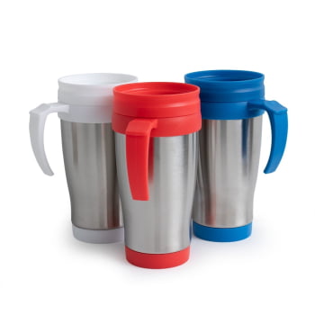 Caneca Personalizada Inox 400 ML X03889B Brindes Personalizados