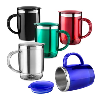 Caneca Personalizada Inox 400 ML X14617 Brindes Personalizados