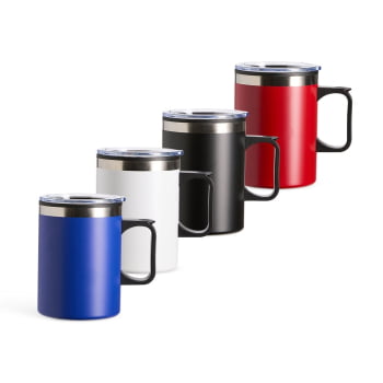 Caneca Personalizada Plástica 375 ML X19015 Brindes Personalizados