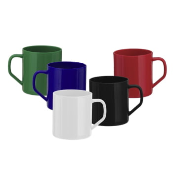 Caneca Personalizada Plástico 400 ML X14877 Brindes Personalizados