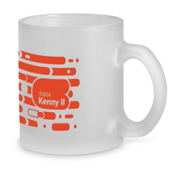 Caneca Personalizada Vidro 340 ML SP93804 Brinde Personalizado