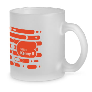 Caneca Personalizada Vidro 340 ML SP93804 Brinde Personalizado