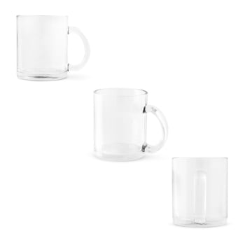 Caneca Personalizada Vidro 350 ML SP94318 Brindes Personalizados