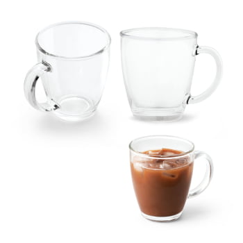 Caneca Personalizada Vidro 390 ML SP94768 Brindes Personalizados