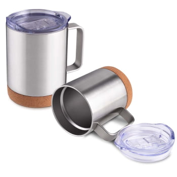 Caneca Térmica Personalizada Aço Inox 350 ML ASICA8500B Brindes Personalizados