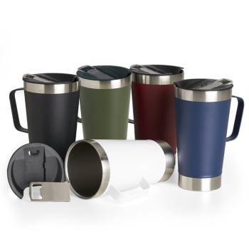 Caneca Térmica Personalizada Inox 500 ML X04082L Brinde Personalizado